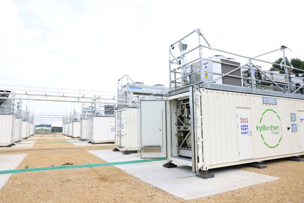 Electrolysers at Hymarnham Power